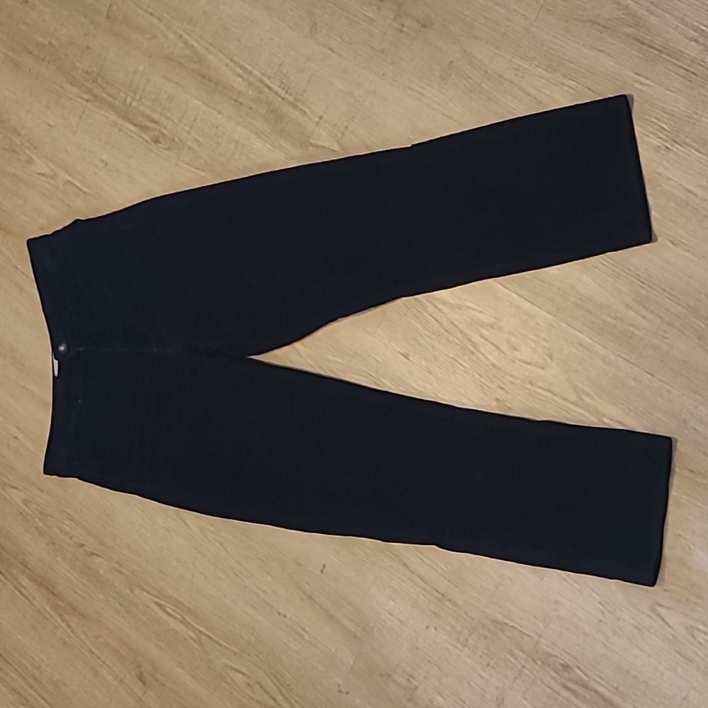 Everlane black corduroy high waisted pants